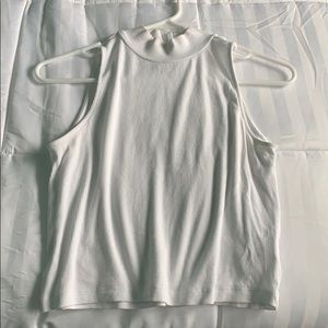 White crop top